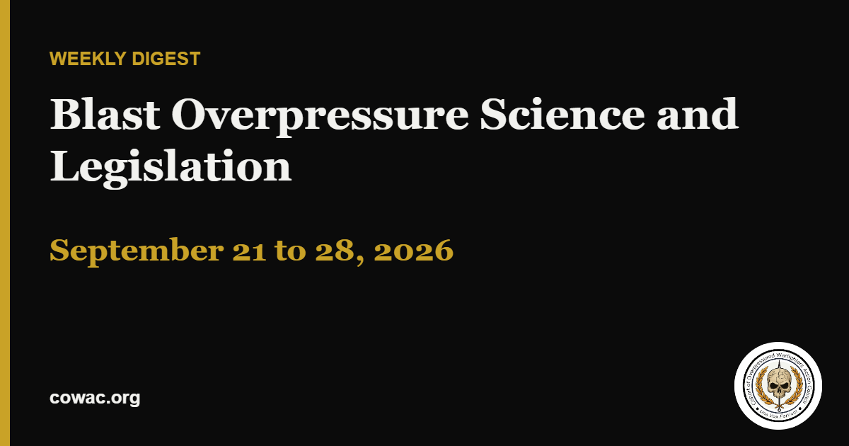 Blast Overpressure Weekly Digest: September 21 to 28, 2026